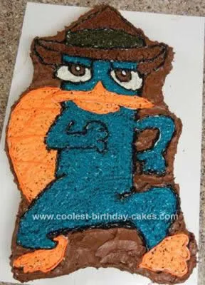 Coolest Perry the Platypus Birthday Cake 18