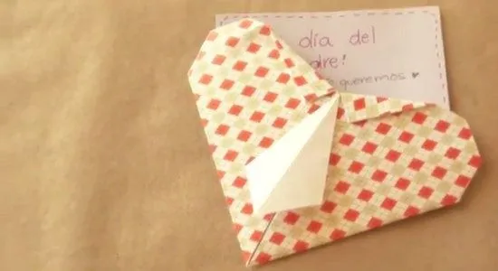 Corazón camisa de origami para el día del padre | Manualidades ... Corazón camisa de origami para el día del padre | Manualidades ...