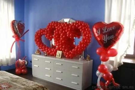Como hacer un corazon con globos - Imagui