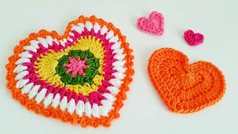 Corazón Grande a Crochet | Ahuyama Crochet