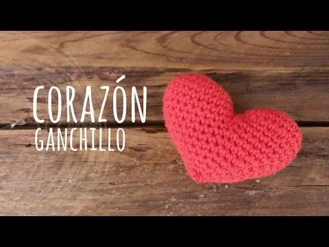 Tutorial Corazón Amigurumi Heart (English subtiltes) - YouTube