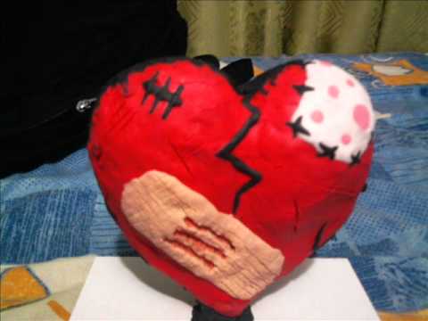 Como hacer un corazon humano en plastilina - Imagui
