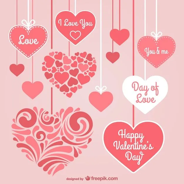 Corazones de día del amor | Descargar Vectores gratis