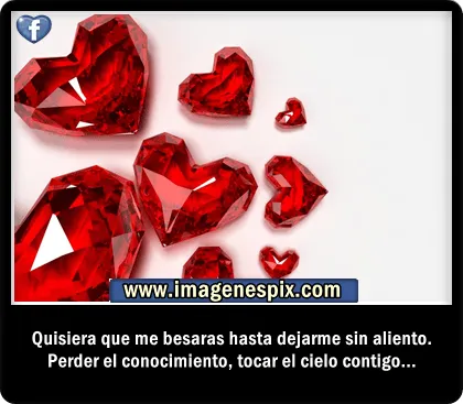 Corazones de amor con frases para FaceBook para portada - Imagui