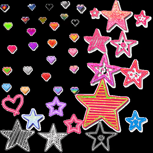Wallpapers de estrellas y corazones - Imagui