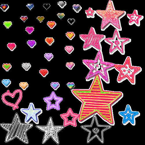 corazones y estrellas en png by ~Editioneees on deviantART corazones y estrellas en png by ~Editioneees on deviantART
