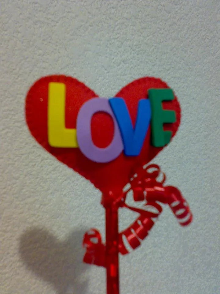 CREACIONES LUZMA: Lapicitos decorados con corazones de fomi ... CREACIONES LUZMA: Lapicitos decorados con corazones de fomi ...