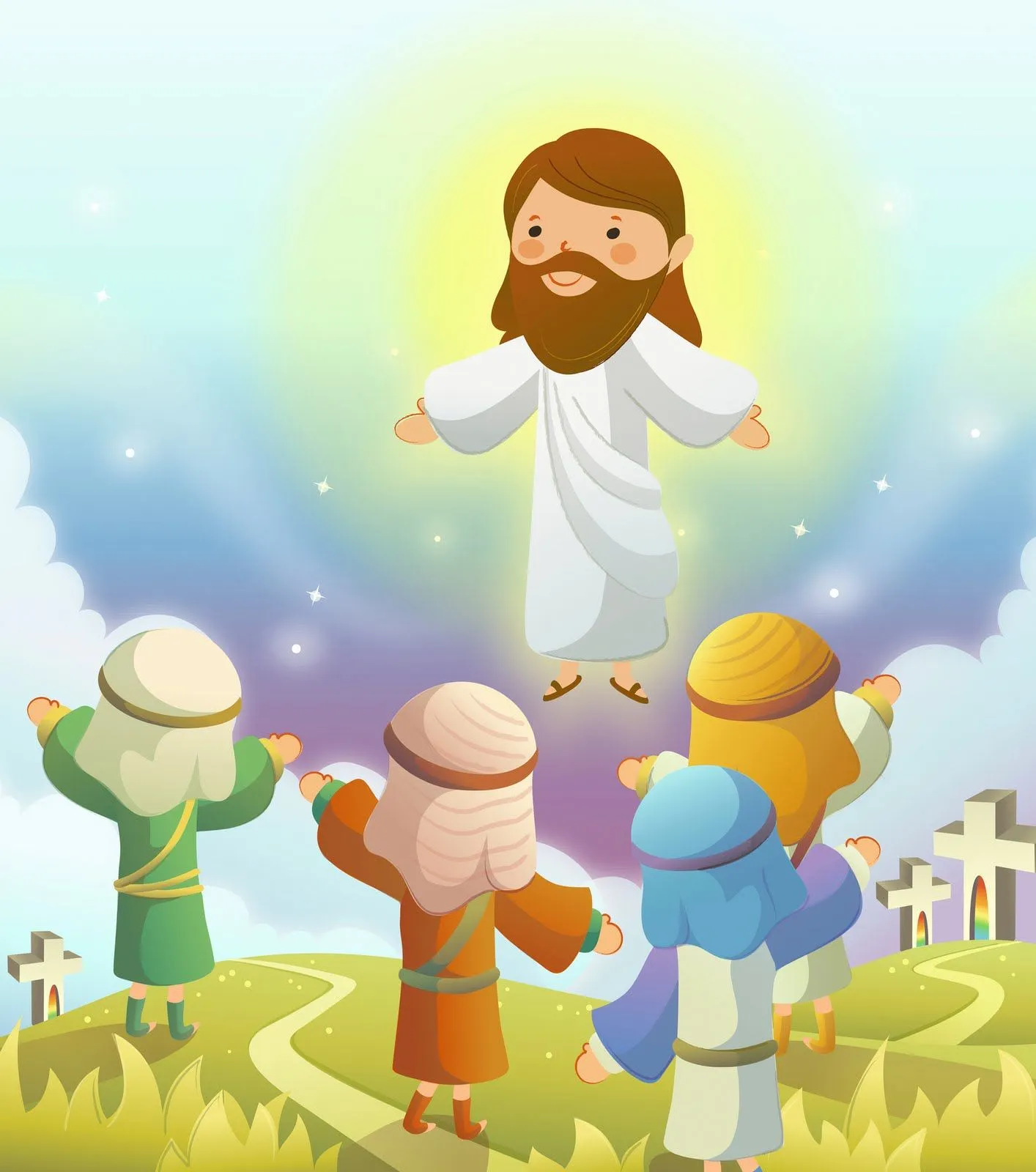 Corazones de Maria: Ilustraciones de Jesús para niños Corazones de Maria: Ilustraciones de Jesús para niños