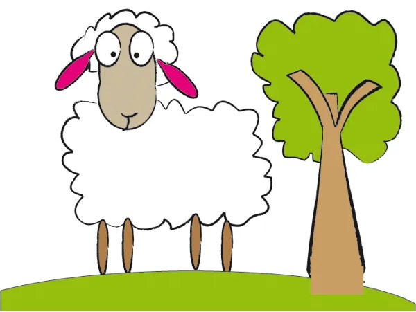 Vector gratis de ovejas lindo imágenes prediseñadas (clip arts ...