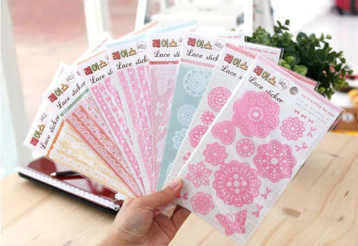 Corea Card DIY Scrapbook diario álbum Deco Sticker-Films ...