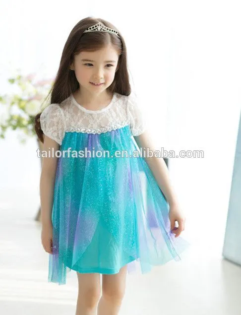 Corea del vestido de ropa para las niñas frozen minifalda 4 - 8 T ...