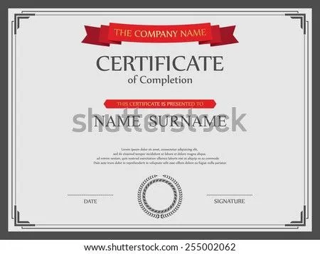 Coreldraw certificate template Free vector for free download about ...
