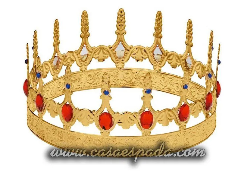 Corona baja de metal para Rey. - CASA ESPADA Corona baja de metal para Rey. - CASA ESPADA