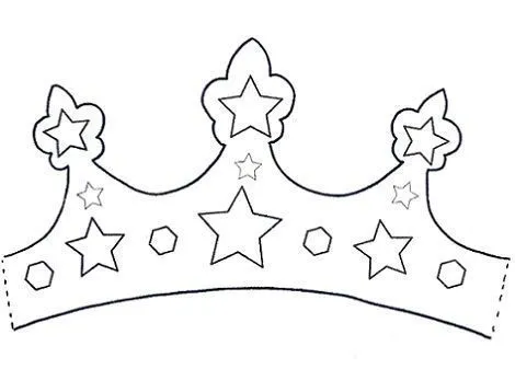 Moldes para imprimir de coronas de princesas - Imagui