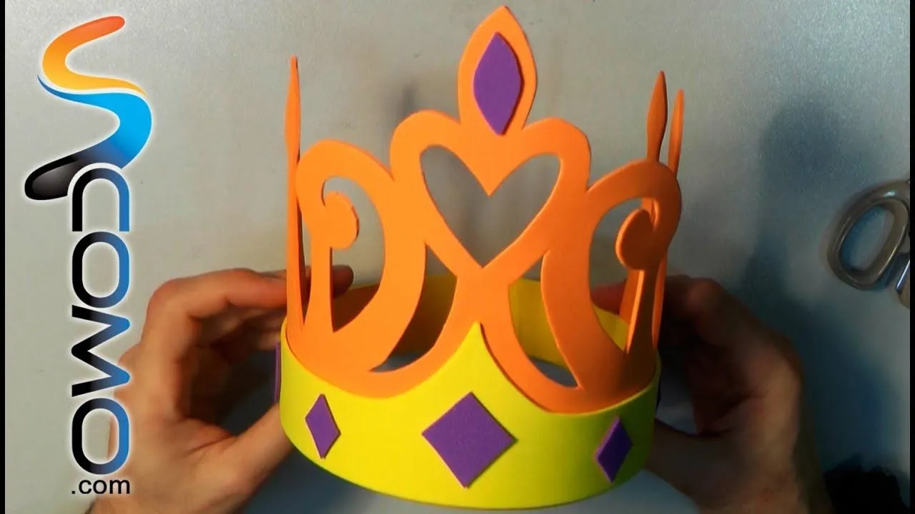 Cómo hacer una corona de princesa para cumpleaños