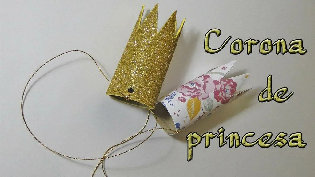 Corona reciclada fácil para príncipe o princesa | Manualidades