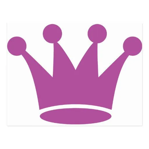 corona rosada de la princesa tarjetas postales | Zazzle