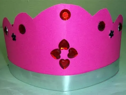 Cómo hacer una corona rosada - YouTube