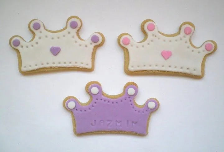 Coronitas de princesas | Cookies | Pinterest