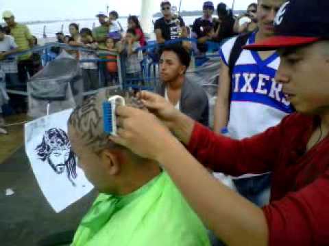 cortes de pelo con dibujo barber shop - YouTube