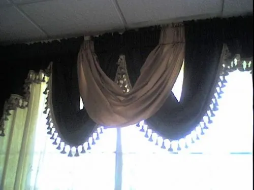 Como se hace la cortina de cenefa entrelazada - Imagui