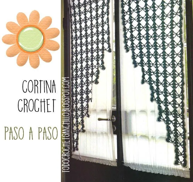 Cortina Crochet Paso a Paso / Tutorial