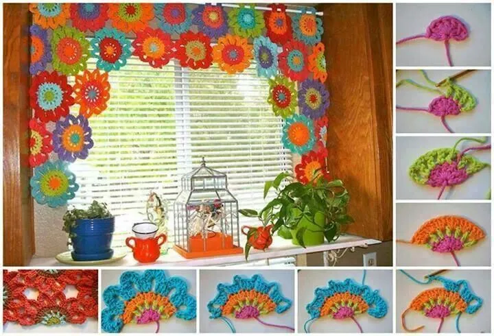 Cortinas para cocina ♥ | Ideas Crochet | Pinterest | Crochet