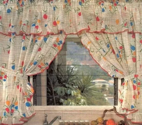 Diseños de cortinas para cocina - Imagui