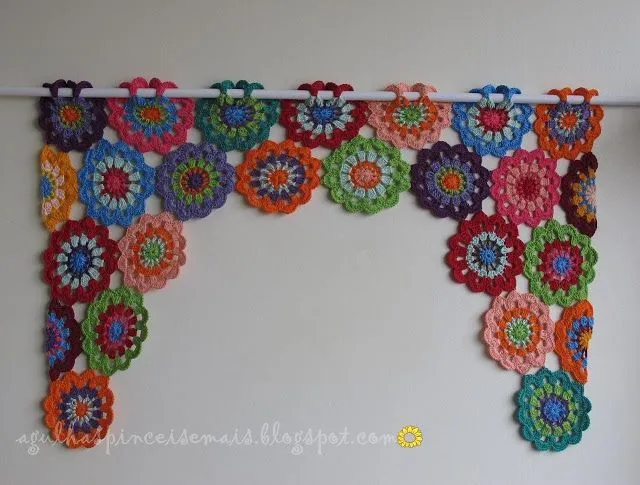 Cortinas Crochet on Pinterest | Crochet Curtain Pattern, Crochet ...