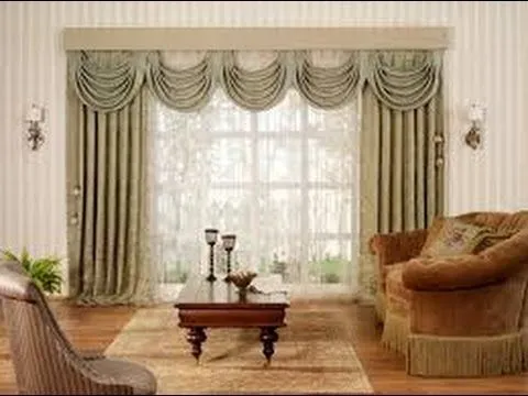 Como hacer cortinas elegantes para salas 1 - YouTube