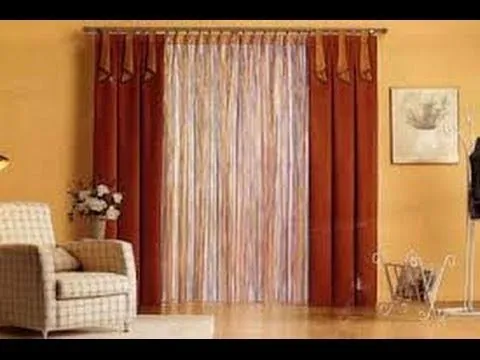 Como hacer cortinas elegantes para salas 9 - YouTube