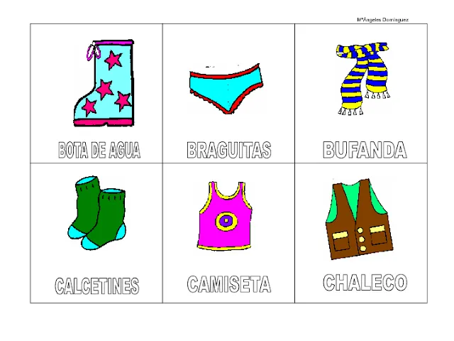 Nombres de prendas de vestir en inglés y español - Imagui