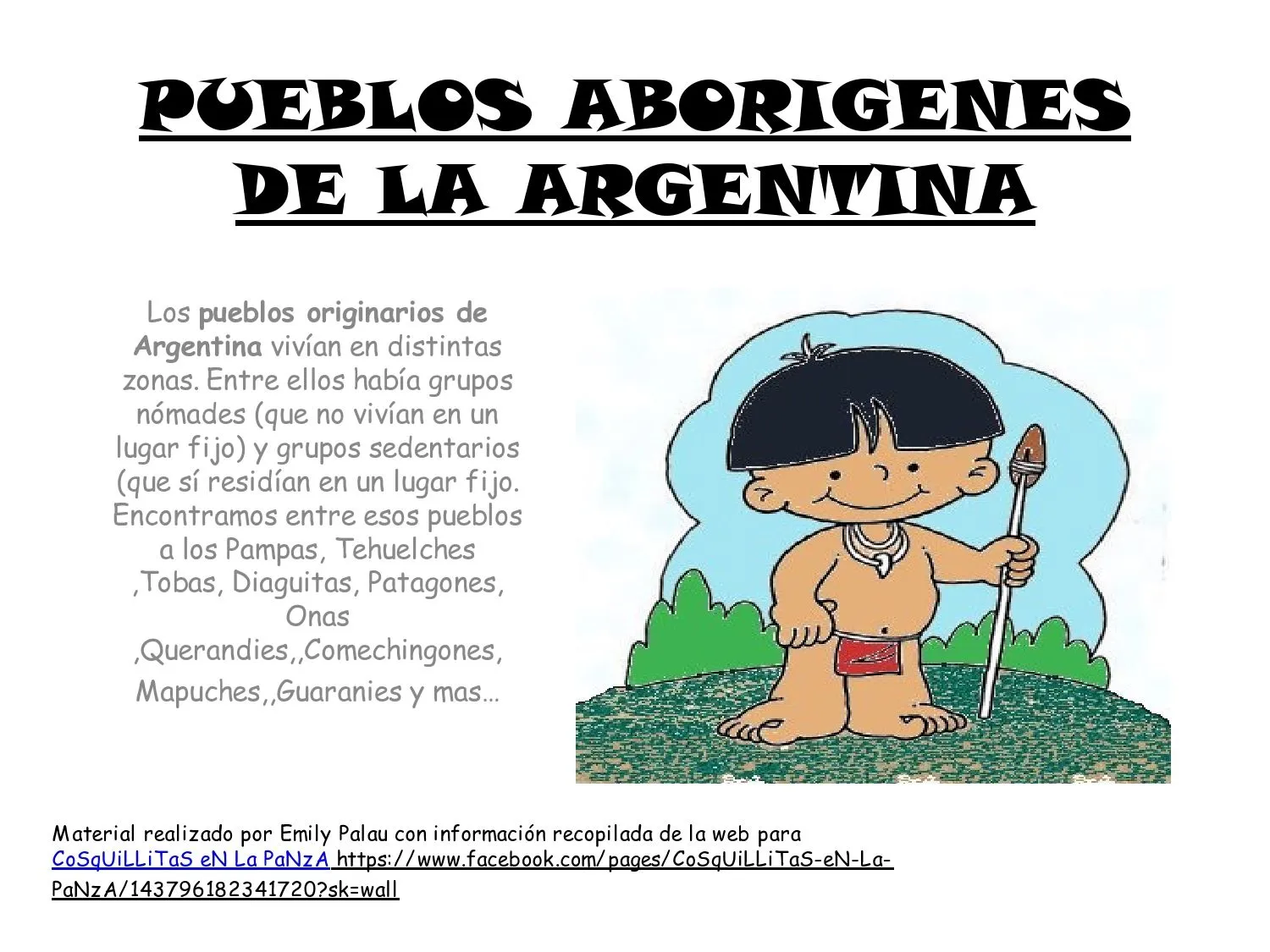CoSqUiLLiTaS eN La PaNzA BLoGs: PUEBLOS ABORÍGENES DE LA ARGENTINA