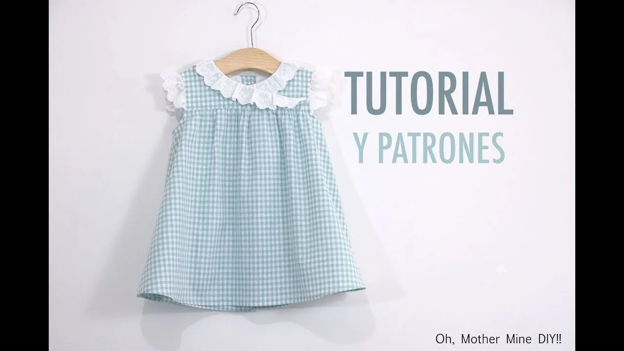 Costura de vestidos de niña (patrones gratis hasta talla 7 años) - YouTube