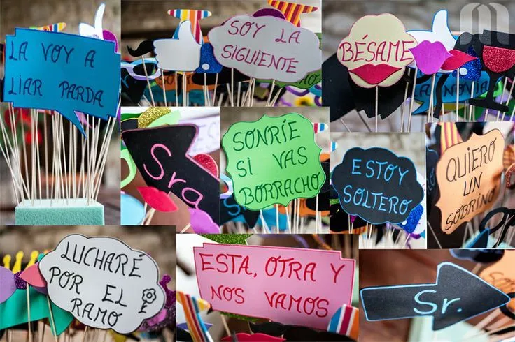 cotillón on Pinterest | Fiestas, Emoticon and Frases