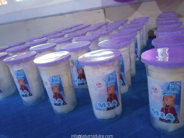Cotton Candy cups FROZEN Anna Elsa Olaf Snowflakes algodon de ...