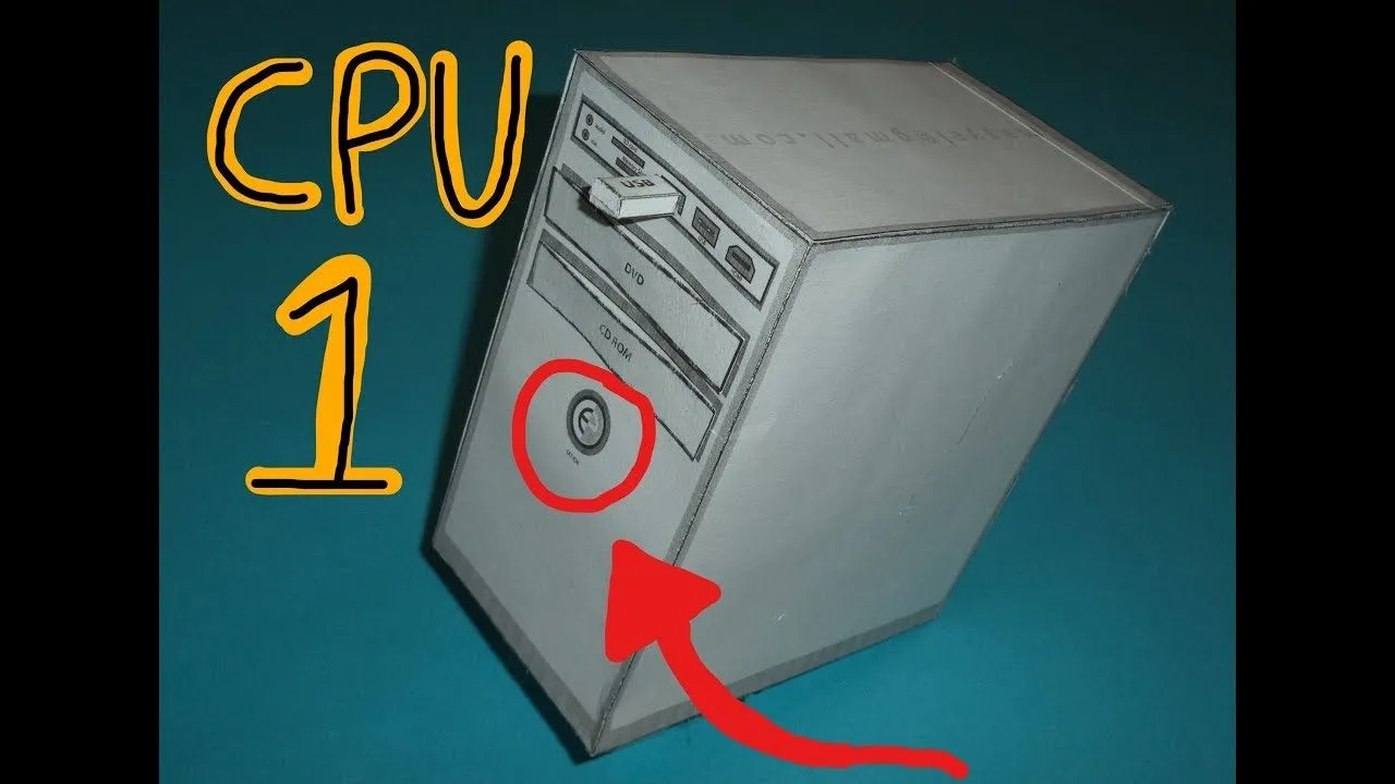 CPU 1 (maqueta de papel) - YouTube