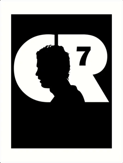 CR7 logo white" Art Prints by sw7design | Redbubble