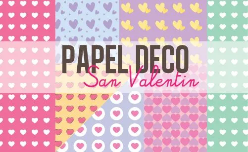 Craftingeek*: Papel deco de Corazones - San Valentin Craftingeek*: Papel deco de Corazones - San Valentin