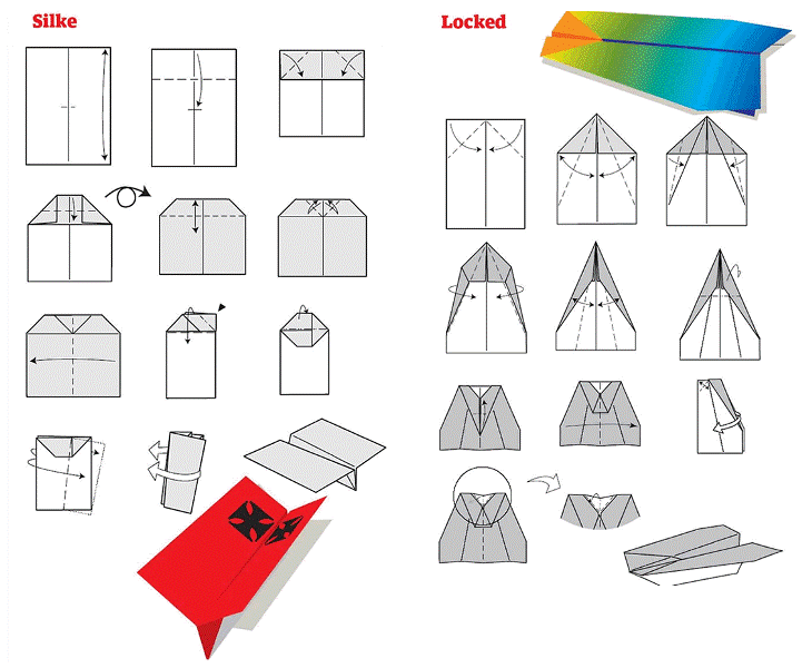 Crea tus propios aviones de papel paso a paso, hay hasta seis ... Crea tus propios aviones de papel paso a paso, hay hasta seis ...