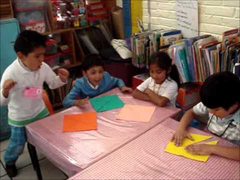 Creación de figuras geométricas en preescolar - YouTube