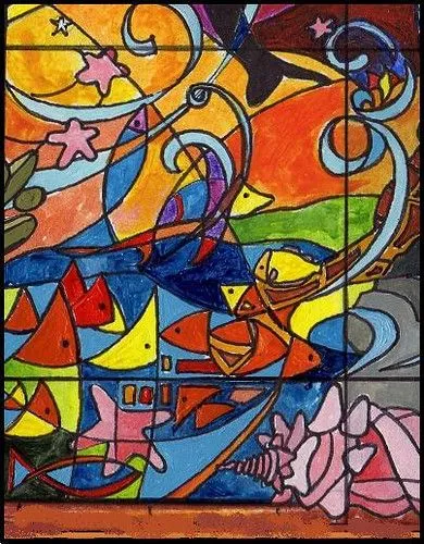 La Creación Fragmento (boceto para vitral) | Flickr - Photo Sharing! La Creación Fragmento (boceto para vitral) | Flickr - Photo Sharing!