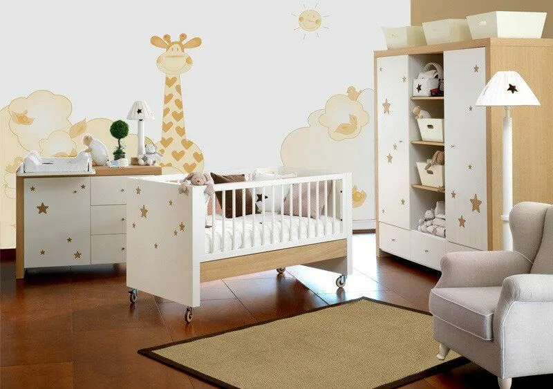 Como decorar el dormitorio del bebé: La decoración de paredes ...