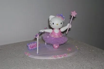 Creaciones Giselle - - Adornos para Tortas - Hello Kitty Bailarina ...