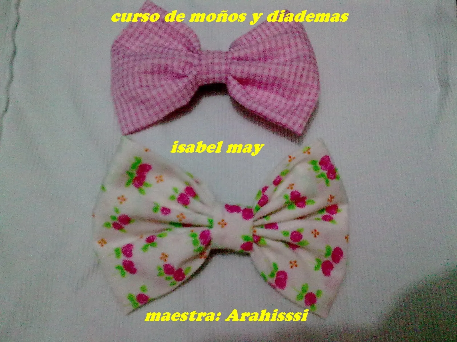 Creaciones Isabel: Moños para el cabello..... Creaciones Isabel: Moños para el cabello.....