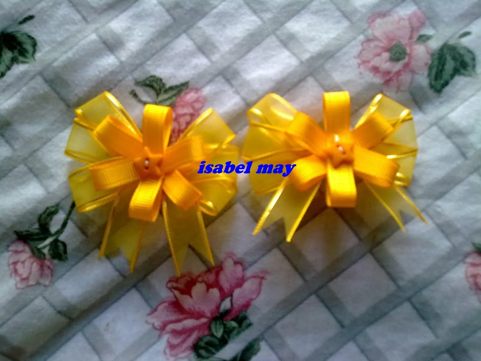 Creaciones Isabel: Moños para el cabello..... Creaciones Isabel: Moños para el cabello.....