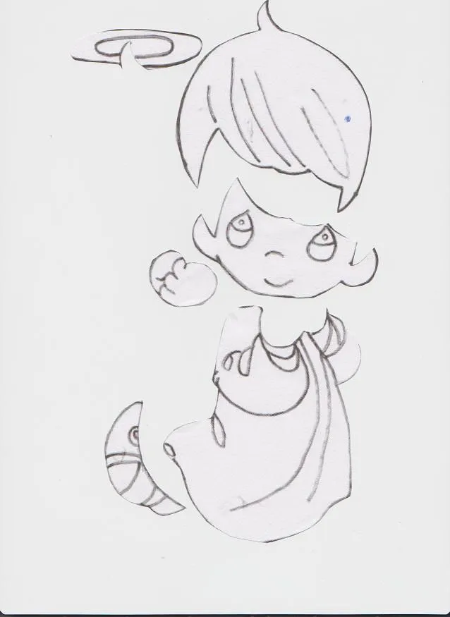 Molde para hacer un angelito de fomi - Imagui Molde para hacer un angelito de fomi - Imagui