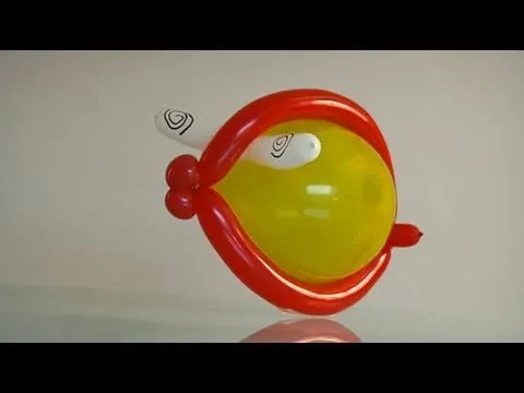 Crear animales con globos, un pez - YouTube