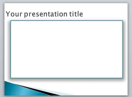 Crear un Borde en PowerPoint usando Figuras : : Plantillas Power Point