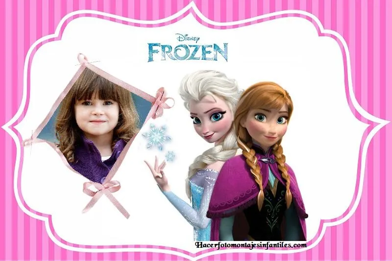 Crear fotomontajes de Frozen gratis | Fotomontajes infantiles